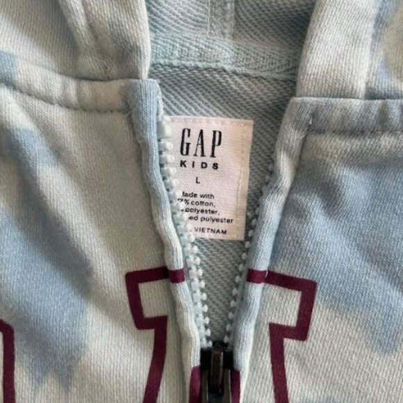 Kids size Large Gap hoodie and pant set Blue Tie- Dye - Picture 2 of 4